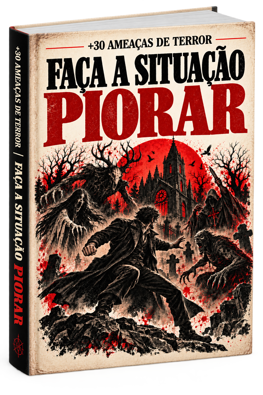 Mockup +30 Ameaças de Terror