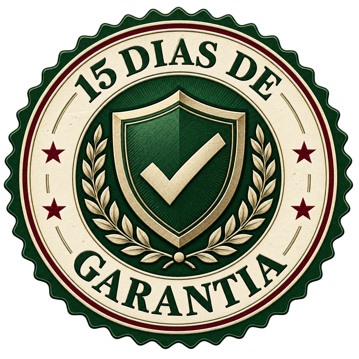 Selo 15 dias de garantia