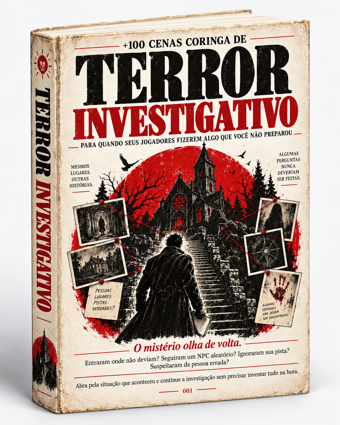 Mockup do produto +100 Cenas Coringa de Terror Investigativo
